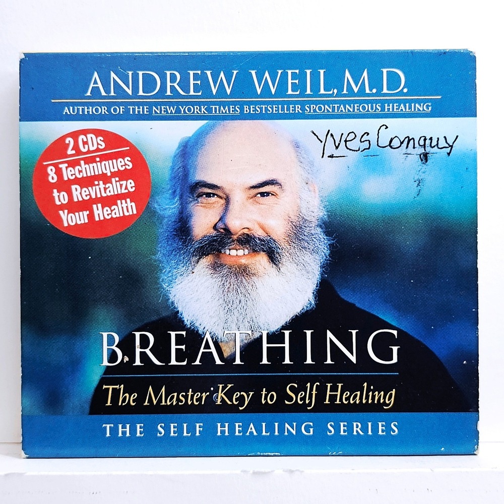 Andrew Weil Breathing Master Key to Self Healing 2‎ CD Set Yoga Meditation W445